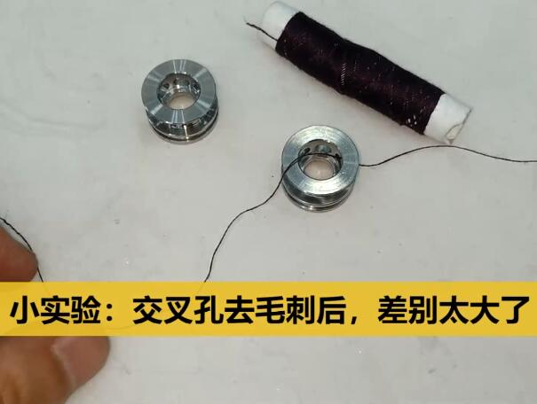  實(shí)驗(yàn)檢測磨粒流去除內(nèi)孔毛刺后的效果！ 